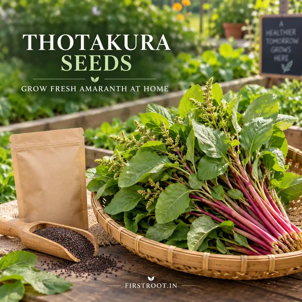 Thotakura Seeds — amaranth seeds for leafy greens