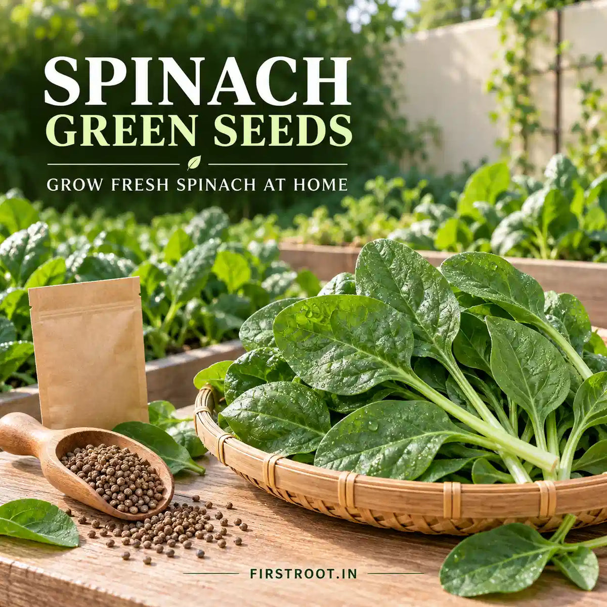 Spinach Green Seeds — spinach seeds for leafy greens