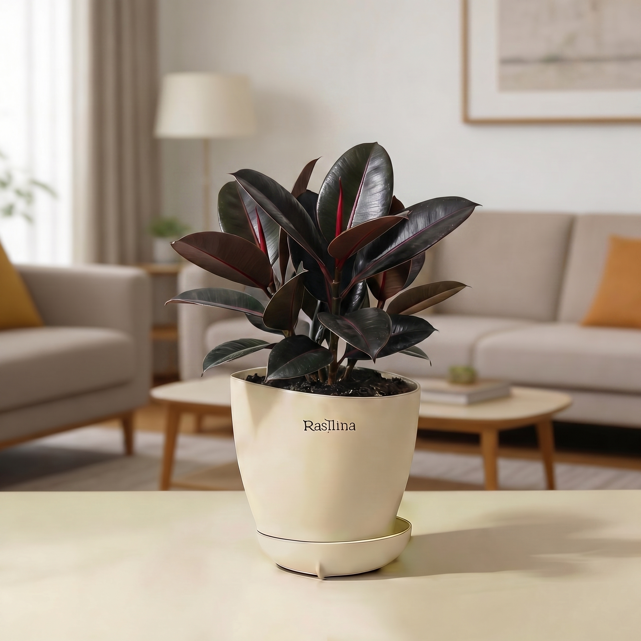 Black Ficus Burgundy - Rubber Plant