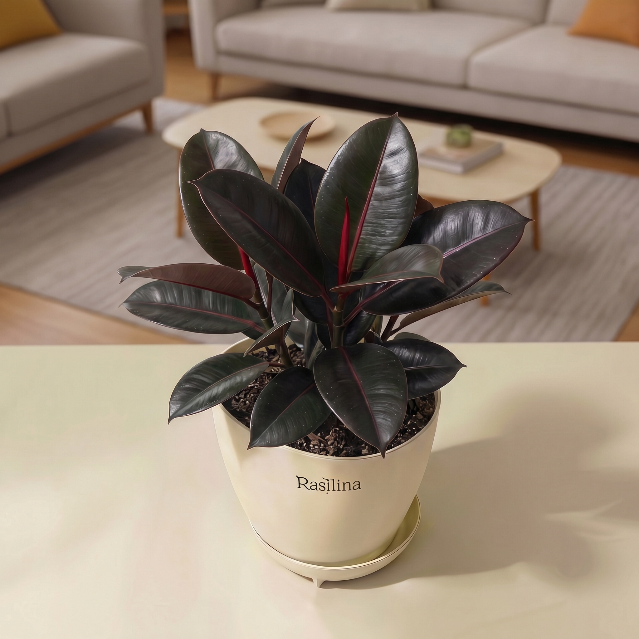 Black Ficus Burgundy - Rubber Plant
