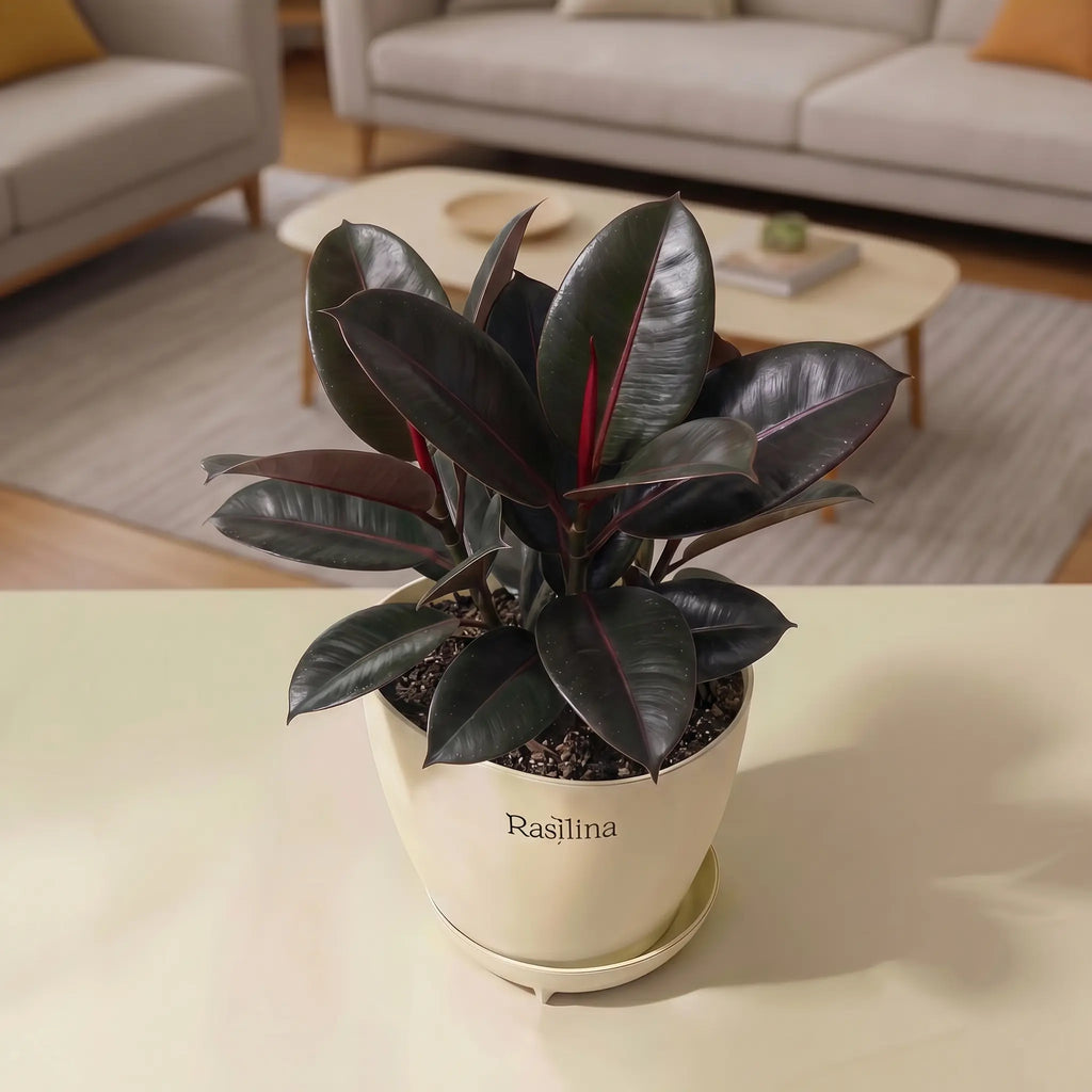 Black Ficus Burgundy - Rubber Plant