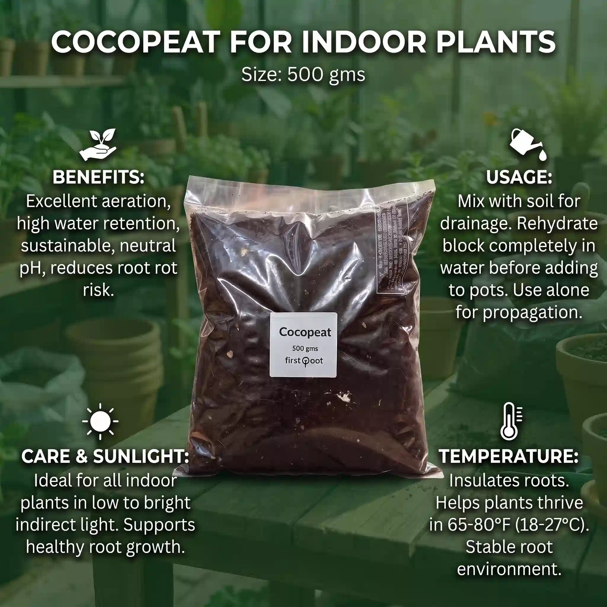 Cocopeat  Buy 1 get 1 - 500gms